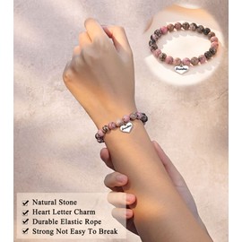 Gifts for Nana/Grandma/Mom/Bonus Mom/Aunt/Sister/Big Sister/Daughter/Best Friend/Bonus Sister Bracelet for Girls/Women, Cubic Zirconia