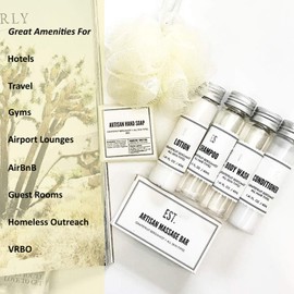 World Amenities EST. Body Wash with Grapefruit-Bergamot fragrance, Biodegradable/Recyclable Bottle with Screw Top, 1.41oz / 40ml, Pack of 48