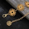 Liutufy Small Flower Metal Belt Chain - Adjustable Waist Chain