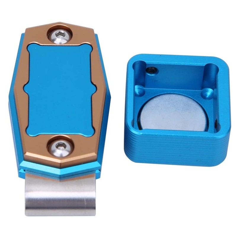 Mini Billiard Chalk Holder, Portable Magnetic Snooker Chalk Box Aluminum
