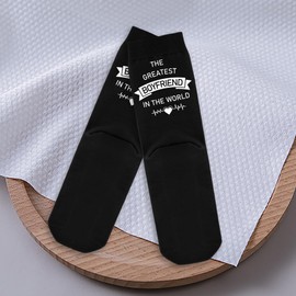 fiszdovb Valentines Gifts for Him, Presents for Boyfriend Gifts, Boyfriend Birthday Gifts, Novelty Socks, Anniversary Romantic Gifts for Him, Bf Gifts Socks Presents for Him, Christmas Gifts for Him