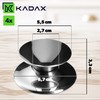 KADAX Pot Lid Handle, Plastic and Stainless Steel Fireproof Lid