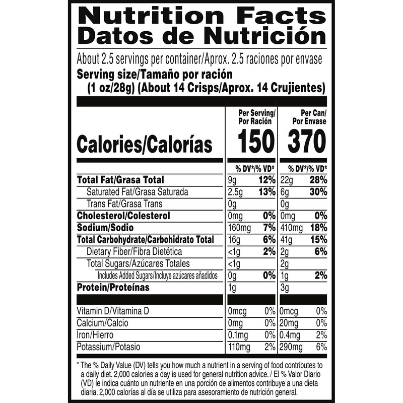 Pringles Potato Crisps Chips, Lunch Snacks, Office and Kids Snacks,