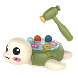 SUPVOX Funny Turtle Knocking Educational Cartoon Knock for Boys and Design for Enhancing Grasping Power and Hand Eye Coordination for Parent Interaction Random Color