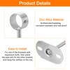 sourcing map 4Pcs 200mm Closet Rod Support Bracket, Rod Holder