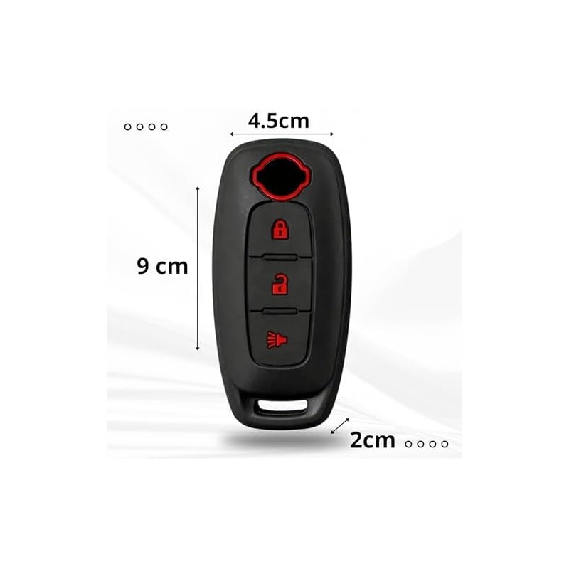 Genérico Funda de Silicona para Llave de Coche Nissan Versa