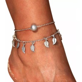 Deluxe Pulsera Pie Tobillo 2 En 1 Playa Vacaciones Regalo Fantasía