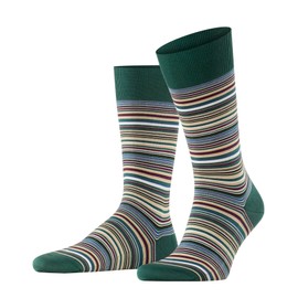 FALKE Men's Microblock M So Cotton Patterned 1 Pair Socks, Green Hunter 7441, 7-8