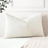 Artscope Linen Cushion Covers Set of 1 Decorative Lumbar Pillowcase