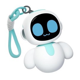 ENERGIZE LAB Eiliko Aquamarine - Your Tiny AI Charm Robot That Matches Every Daily Outfit, Fun Electronic Pendant Toys, for Couples and Best Friends