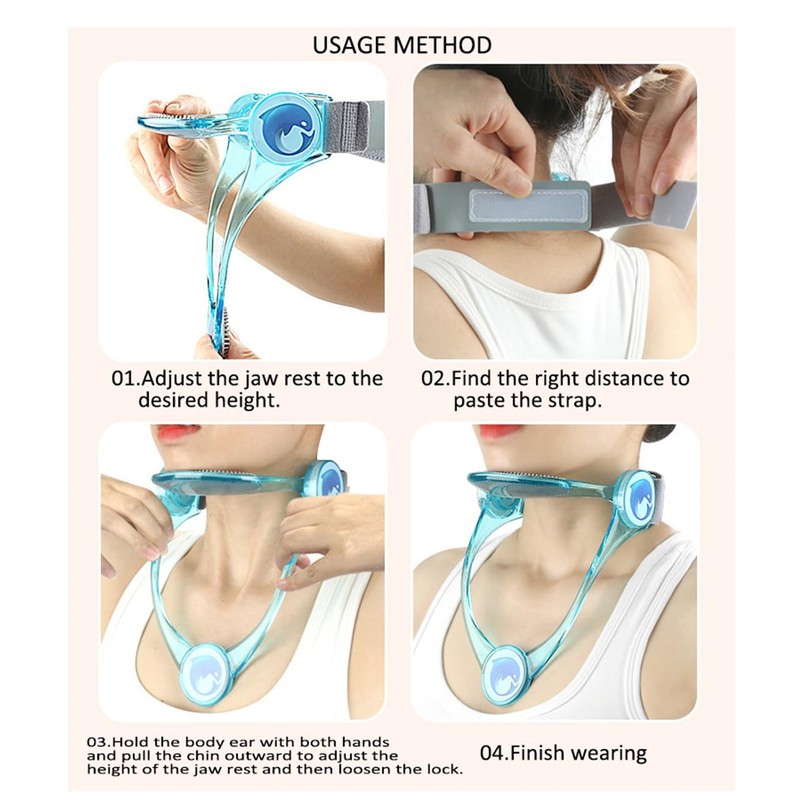 Xemz Adjustable Neck Support, Neck Brace Cervical Collar, Portable Neck