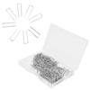 200Pcs Fork Pins U Shaped Stainless Steel Sturdy Durable Wide