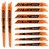 AMARTISAN 10-Piece Bi-Metal Reciprocating Saw Blade Set 6 to 8