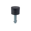Rockwood 466 Molded Heavy Duty Door Stop, 2" Depth x
