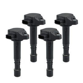 X AUTOHAUX 4pcs Ignition Coil for Honda Civic L4 1.7L 2001-2005 for Honda Pilot 3.5L 2003-2008 for Acura MDX 3.5L 2001-2006 3.7L 2007-2009 C1460 UF-400 UF400 30520-P8E-A00 30520-PGK-A01