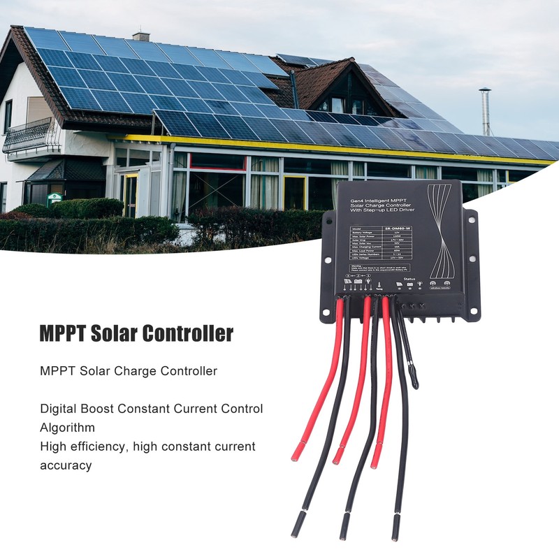 12V Smart MPPT Solar Controller with Step LED Driver Solar