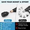 Bestgle Pressue Washer Nozzle, 5-in-1 Quick Changeover Power Washer Tips,