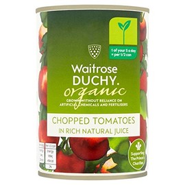 Waitrose Duchy Organic Chopped Italian Tomatoes 400g