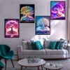 KiKiHong Diamond Painting Set of 4, Diamond Painting Tree of