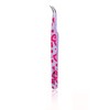 Alluring Pink Heart Tweezers for Eyelash Extension for Volume Lashes