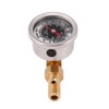 Universal Fuel Pressure Liquid Filled Regulator Gauge Adapter Kit 0-100PSI