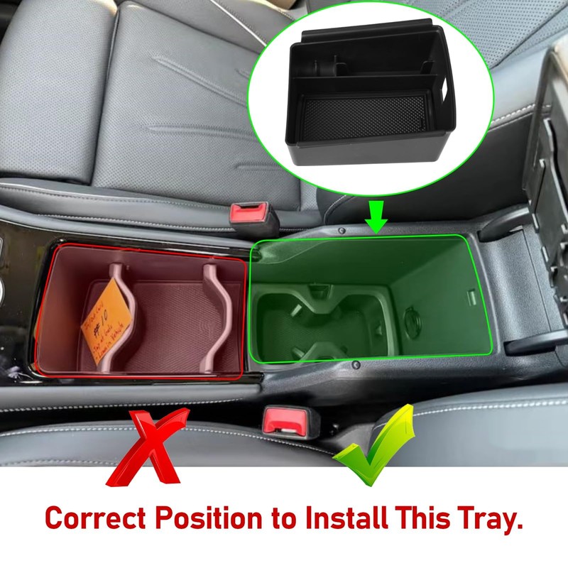 TTCR-II Compatible with 2025 Volkswagen Tiguan Center Console Organizer, for