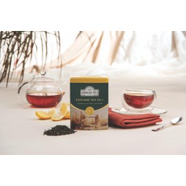 Ahmad Tea Caddy Gift Tin, English Scene, English Tea No.1, 100 Gram