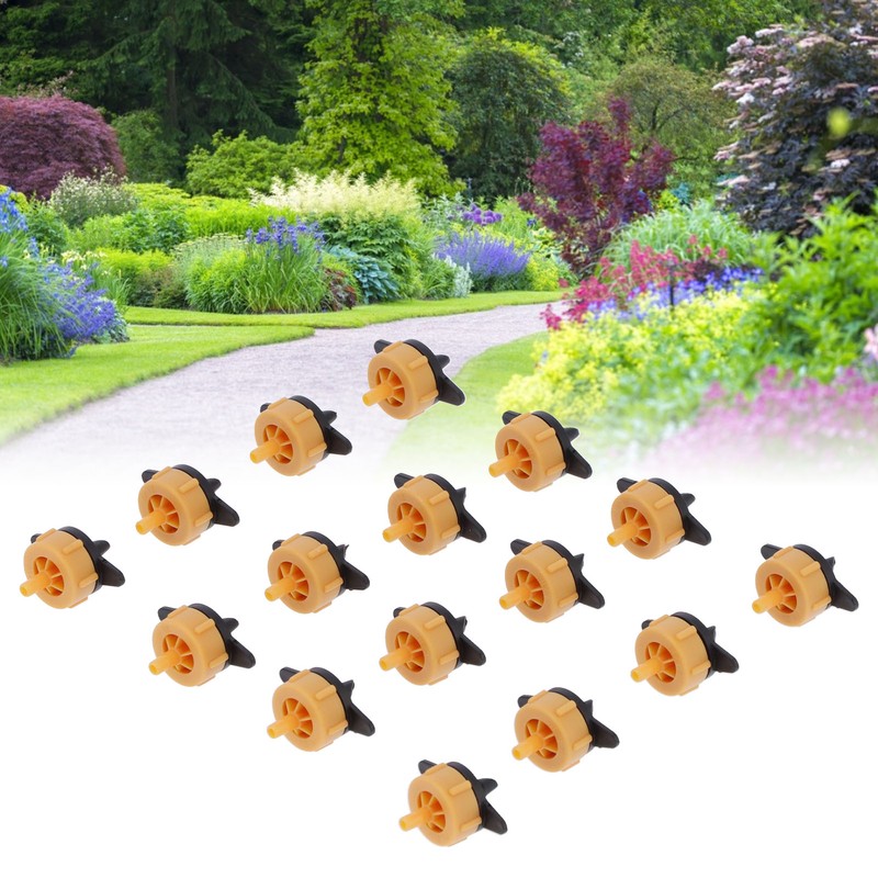 100Pcs 2L Compensating Drip Emitter Detachable Garden Irrigation Dripper for