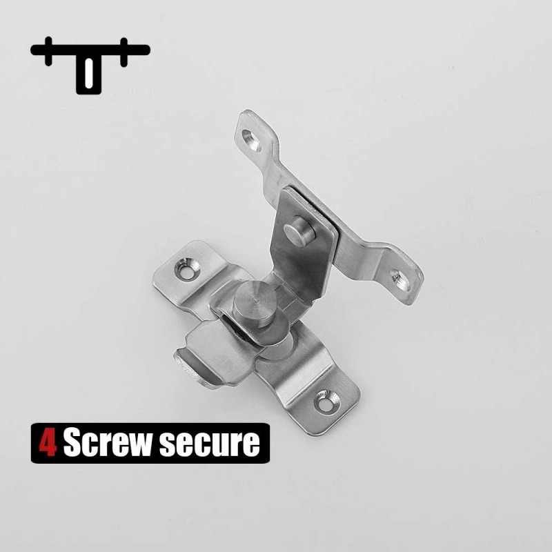 Jqk Flip Door Latch, 90 Degree Heavy Duty Stainless Steel