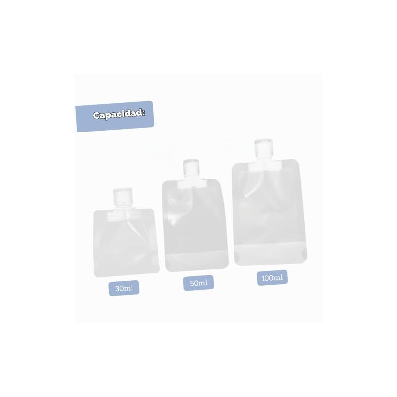 15pcs Bolsas De Cosméticos De Viaje Rellenable