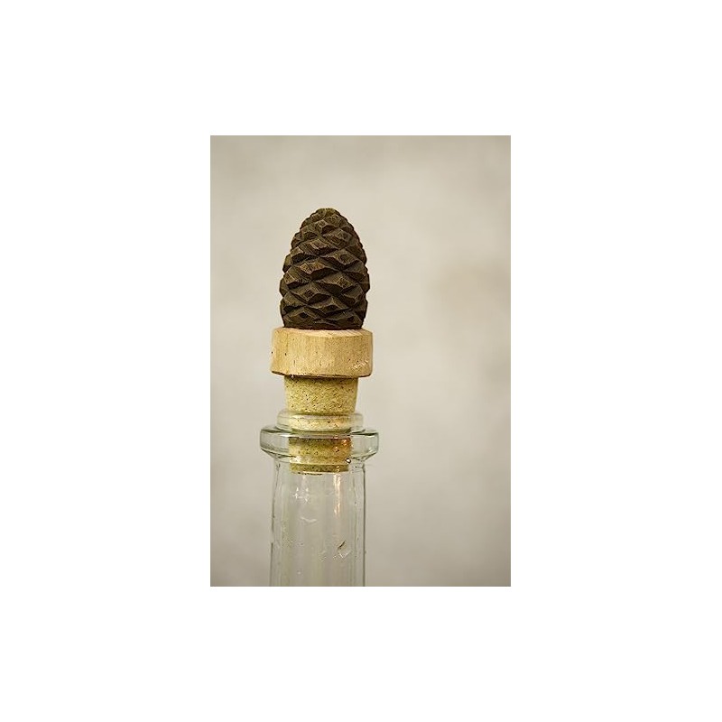 Wildlife Garden WG4995 Bottle Stopper Pine Cones - Decorative Hand