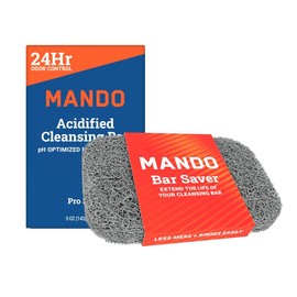 Mando Cleansing Bar (4-in-1) & Bar Saver Bundle - Combined Variations: Pro Sport Cleansing Bar (Single)