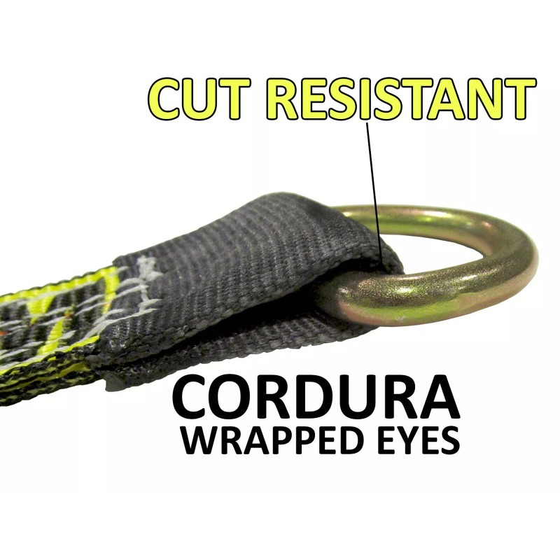 RuggedTow Reinforced Tie Down Lasso Strap 2" x 8 FT