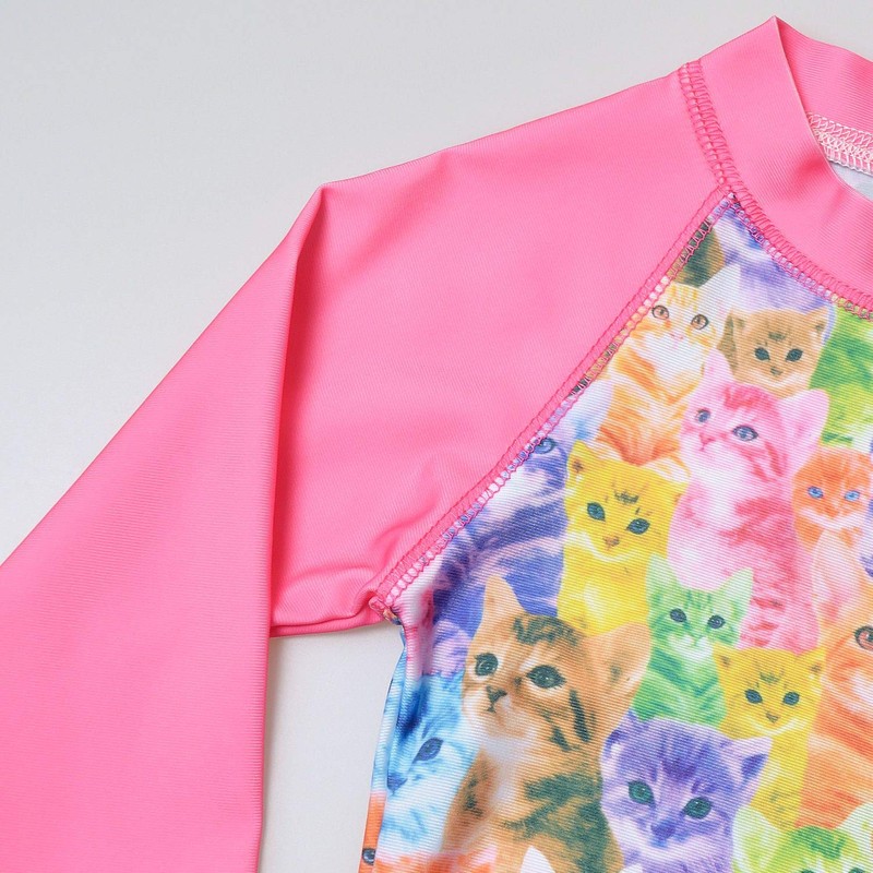 QPANCY Traje de baño para niñas con protección Solar UPF