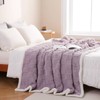 Gracelife Sherpa Throw Blanket Fleece Blanket, Soft Fluffy Blanket for