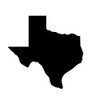 Vinyl Sticker Decal Texas Map Lone Star State Shape Silhouette