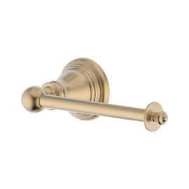 Derengge Bathroom Toilet Paper Holders, Wall Mounted Toilet Roll Holder for Bathroom, Brushed Gold Finished,F-0805-BG