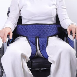 Wheelchair Seat Belt, Restraints Harness for Dementia Patients, Fall Prevention for Elderly Adults, Easy Install Chair Seat Belt, Non-Slip Wheelchair Harness with Adjustable Waist Belt & Legs Straps
