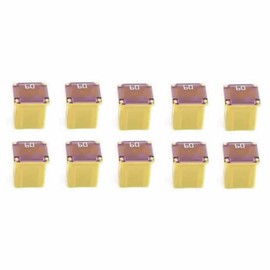 10 Pc Automotive Low Profile JCASE Fuse 60 Amp Fuse Kit for Ford, Chevy/GM, Nissan, and Toyota Pickup Trucks, Cars and SUVs