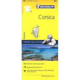 Corse-du-Sud, Haute-Corse - Michelin Local Map 345: Map (Michelin Local Maps, 345)