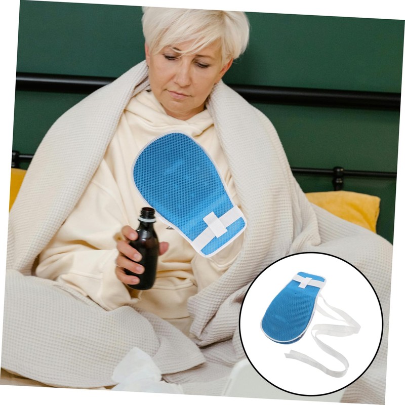FOMIYES Breathable Safety Gloves for Elderly Scratch Mitts with Durable