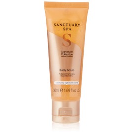 Sanctuary Spa Body Scrub Natural Pumice and Essential Oils, Vegan and Cruelty Free, 50ml, Orange