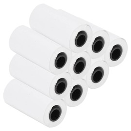 Pssopp Papel térmico de 10 rollos para útiles escolares portátiles con cámara de impresión térmica, 19.7 pies x 2.2 pulgadas, A4