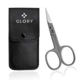 Professional Curved Nail Scissors for Women, Sharp Curved Blades for Precision Trimming Premium Manicure Scissors