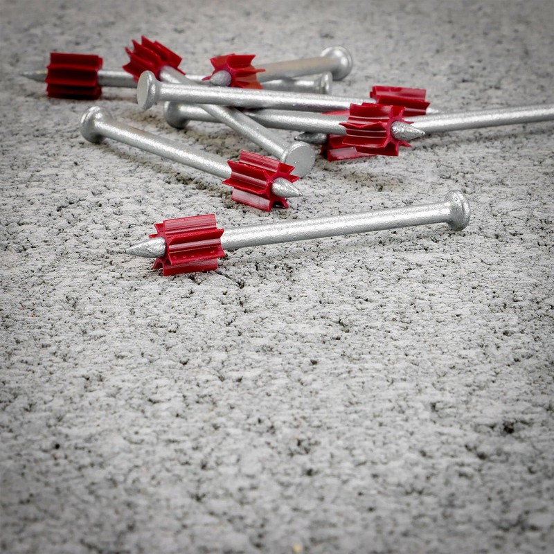 Freeman Single Pin Concrete Nails | 2-1/2" | Galvanized Steel