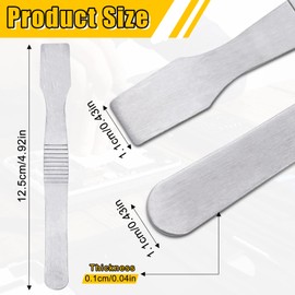 Glavatrix 10Pcs Professional Metal Opening Pry Repair Tools, Steel Spudger Opening Prying Bar Tool, Flathead Crowbar for Repair Electronics Cellphone Laptop Tablet Computer Screen Battery Replace