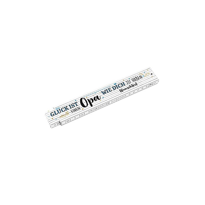 Herz & Heim® Gift for Grandpa Ruler Glück ist einen
