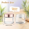 12 Pcs 60g/2oz Glass Cosmetic Jars Refillable Cream Bottle Containers