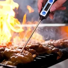 Termómetro Digital De Cocina Para Alimentos, Carne Y Líquido                                                                                          