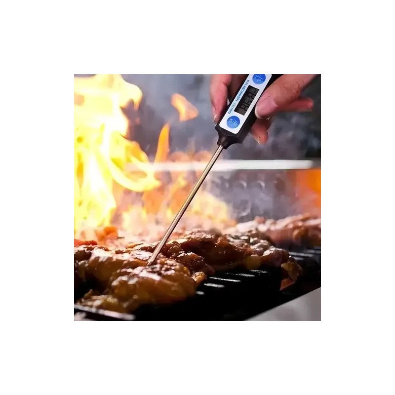 Termómetro Digital De Cocina Para Alimentos, Carne Y Líquido